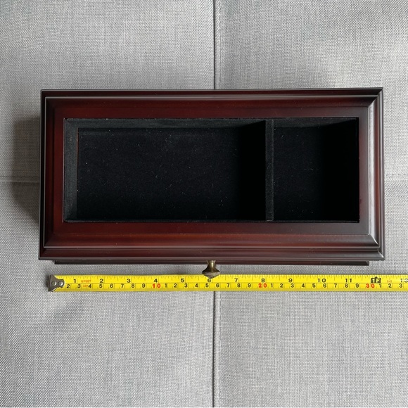 Bombay Wooden Velvet Lined Luxury Jewelry Box - Picture 6 of 12